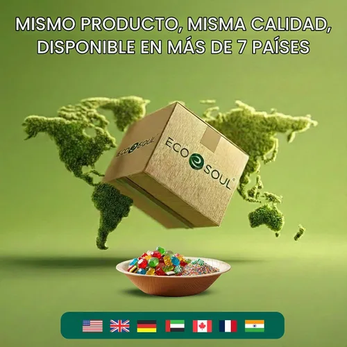 Vista 7 de ECO SOUL Cuencos de bambú de 7 onzas, compostables, resistentes