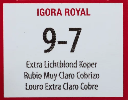 Vista 6 de Schwarzkopf IGORA Royal 9-7 Rubio Muy Claro 2 fl oz
