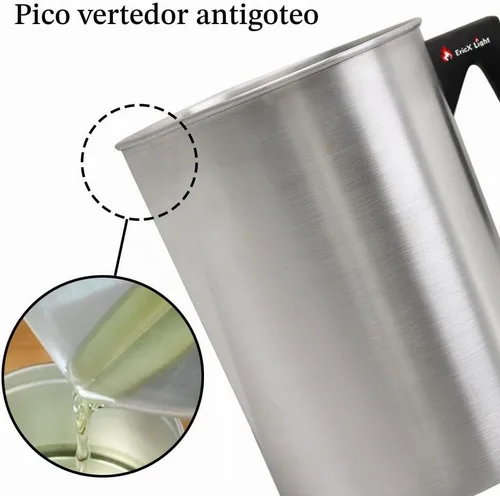 Vista 4 de EricX Light Olla para Verter para Hacer Velas, 4 libras, Pico Vertedor Sin Goteo y Mango Resistente al Calor, Olla Diseñada para Derretir Cera