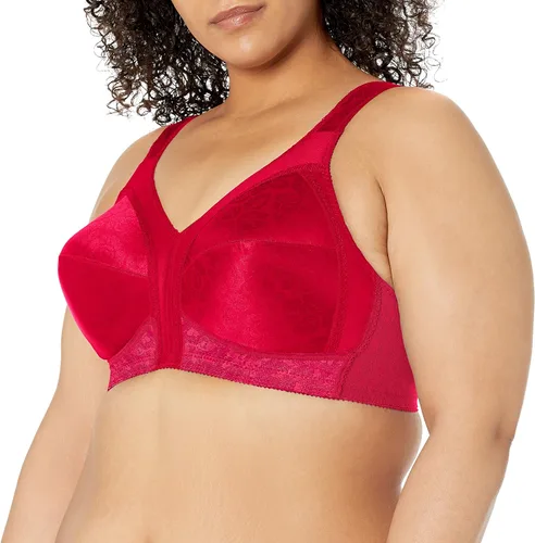 Vista 29 de Playtex Brasier inalámbrico para mujer, sujetadores de talla grande de 18 horas disponibles, cobertura completa, alisado, 4693, paquete individual