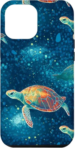 Vista 25 de iPhone 16 Magical Sea Turtles Case