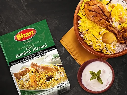Vista 5 de Shan Especias - Variedad Combo #1 (Tandoori, Pollo Mantequilla, Bombay Biryani, Nihari)