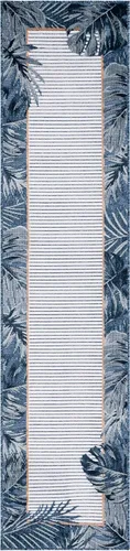 Vista 5 de SAFAVIEH Cabana Collection - Alfombra de pasillo, 2 x 9 pies, diseño tropical, no desprende pelusa y de fácil cuidado, para interiores y exteriores