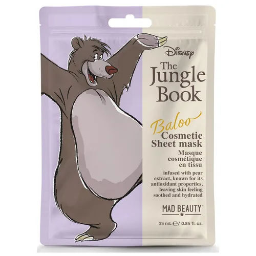 Vista 2 de The Jungle Book - Juego de mascarillas cosméticas de Disney MAD Beauty Aloe vera, trío hidratante hidratante Baloo Hathi Shere Khan Regalo