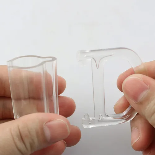 Vista 5 de Persianas enrollables inalámbricas con abrazadera de elevación, mango transparente, barra de 0.591 in para persianas enrollables, accesorios