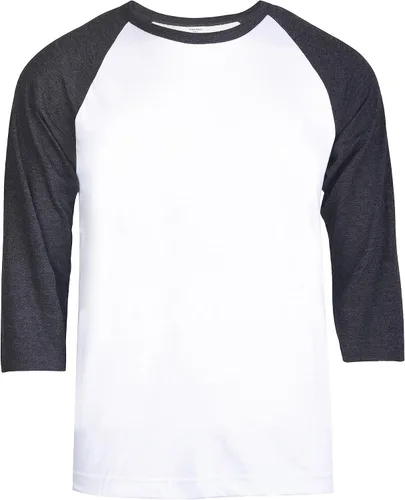 Vista 27 de TOP PRO Camiseta de béisbol casual con manga raglán 3/4 para hombre