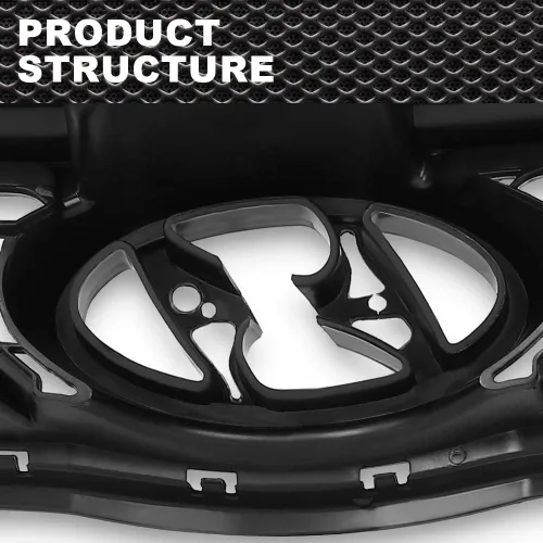 Vista 7 de CNNELL Rejilla compatible con Hyundai Elantra 2011 2012 2013