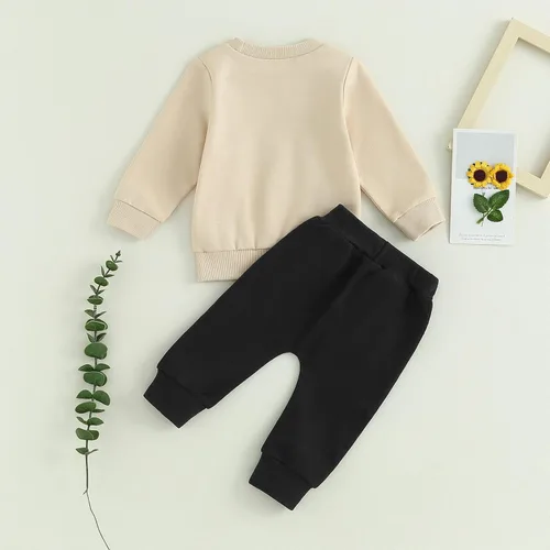Vista 49 de Conjunto de sudadera con estampado para bebé y niña, sudadera larga para otoño e invierno