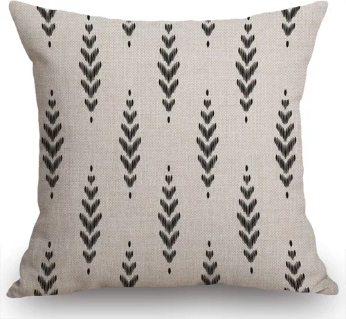 Vista 11 de Swono Funda de Almohada Decorativa con Patrón Étnico Abstracto Estampado del Suroeste Funda de Cojín Estilo Granja para Sofá Sillón 18x18 Pulgadas