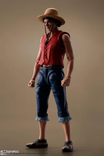 Vista 8 de TAMASHII NATIONS - Una serie de Netflix: One Piece - Monkey D. Luffy S.H.Figuarts figura de acción