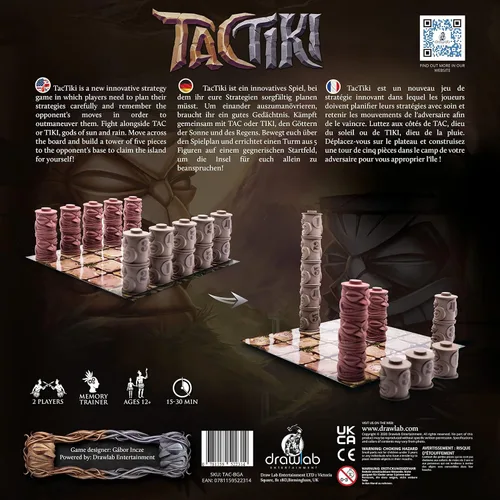 Vista 3 de drawlab TacTiki - Juego de mesa, multicolor