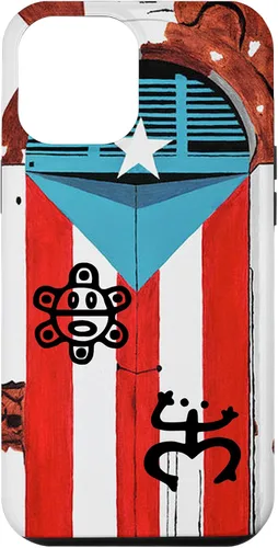 Vista 26 de Funda con diseño de bandera de Puerto Rico Coqui Sun Taíno, Boricua Pride Cover Case para iPhone 17
