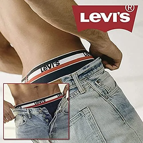Vista 5 de Levi's Mens Boxer Briefs Breathable Cotton Underwear for Men Pack of 6