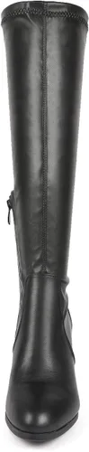 Vista 3 de DREAM PAIRS - Botas altas de tacón grueso para mujer, largo por encima de la rodilla