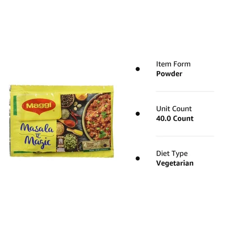 Vista 5 de Maggi Masala A Magic 0.21 oz (paquete de 40)