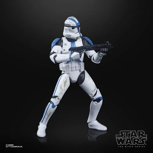Vista 5 de STAR WARS The Black Series Archive Collection 501st Legion Clone Trooper The Clone Wars Lucasfilm Figura de acción del 50 aniversario F1911
