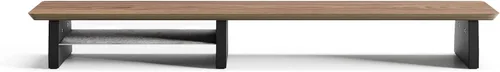Vista 9 de Raico Sistema de Soporte para Monitor de Escritorio Cabina Estante Configuración de Pantalla Doble Madera Unidad Organizadora de Accesorios