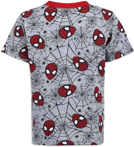 Vista 6 de Marvel Conjunto deportivo y cuello redondo para niños pequeños