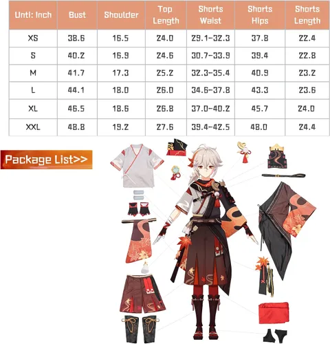 Vista 6 de NSPSTT Kazuha Genshin Impact Cosplay Kaedehara Kazuha Cosplay para hombres disfraz de kimono japonés juego de cosplay talla XL