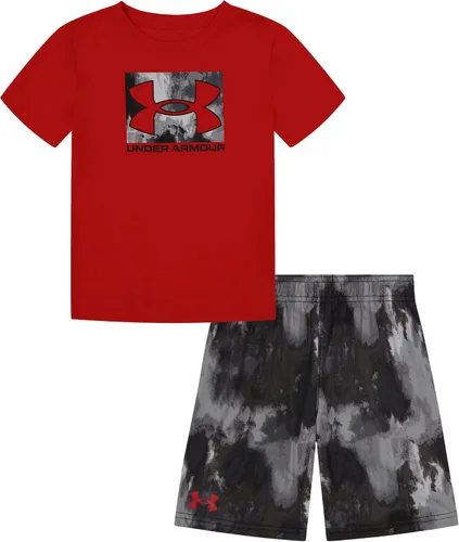 Vista 11 de Under Armour baby-girls Ua Terrazzo Leopard Heart SetShort Set