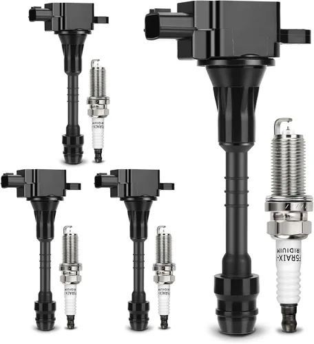 Vista 47 de Bobina de encendido UF230 y bujía doble de iridio 4504 para Toyota Tundra Sequoia LandCruiser 4Runner/Lexus GS430 GX470 LS430 LX470 LX570 SC430 V8.