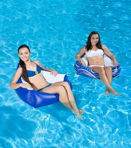 Vista 4 de Poolmaster Catalina - Flotador de piscina para silla de agua, paquete de 2
