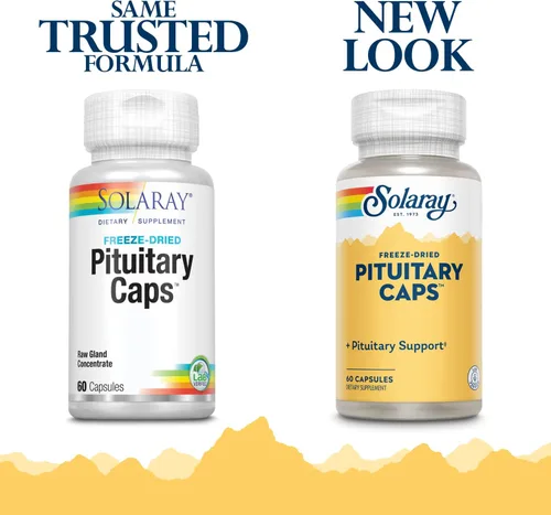 Vista 2 de SOLARAY Casquillos pituitarios liofilizados, cápsula (Btl-plástico) 196mg 60ct