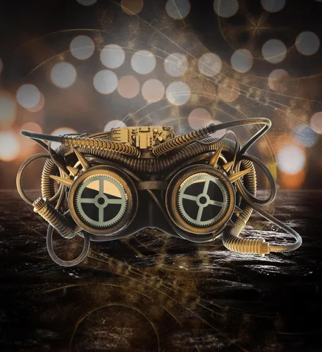 Vista 6 de Gafas Steampunk Steam Punk Gafas Cosplay Disfraz