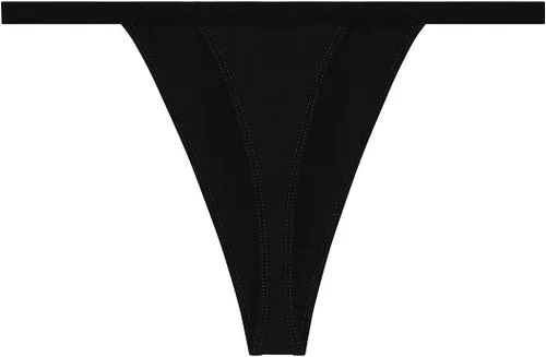 Vista 3 de Nabtos Intimates - Ropa interior transpirable, tangas con tira de algodón, bragas para mujer, lencería sexy (6 unidades)