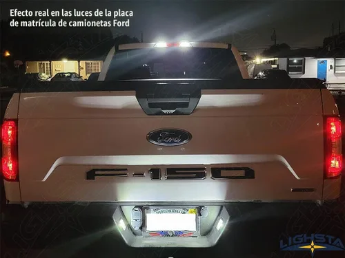 Vista 7 de Paquete de 9 luces LED blancas superbrillantes para interiores Ford F150 2009 2010 2011 2012 2013 2014 + luces de carga + luces de matrícula