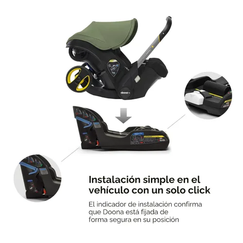 Vista 3 de Base para silla para automóvil modelo Latch, de la marca Doona