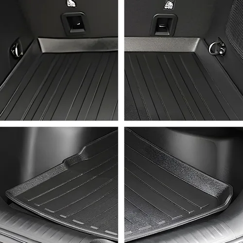 Vista 3 de Forro de carga prémium para Jeep Cherokee 2019-2023 – 100% de protección, tapete de maletero de automóvil de ajuste personalizado, tapete de carga