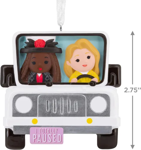 Vista 4 de Hallmark Clueless Cher and Dionne - Adorno de Navidad, regalos de película