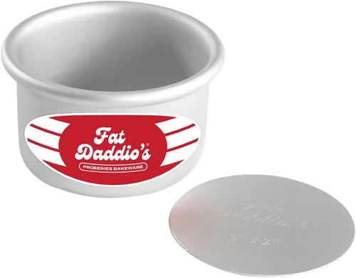 Vista 24 de Molde para tarta redondo de aluminio anodizado Fat Daddio con base extraíble