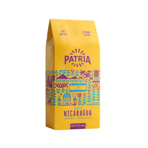 Vista 8 de Patria Café molido de tostado medio de Guatemala, bolsa de 12 oz (paquete de 1)