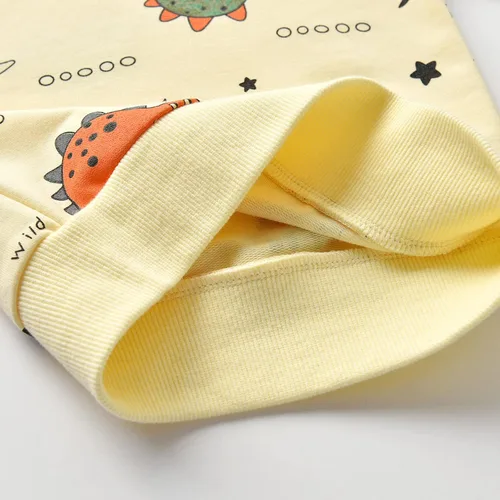 Vista 5 de Ropa para bebé niño, sudadera con capucha y pantalones con estampado de dinosaurio