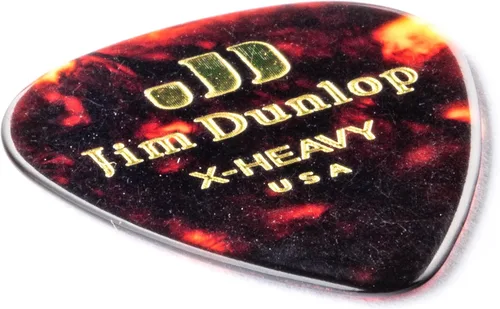 Vista 3 de Celuloide púas de guitarra Dunlop Classic, 12 unidades, Shell Caparazón