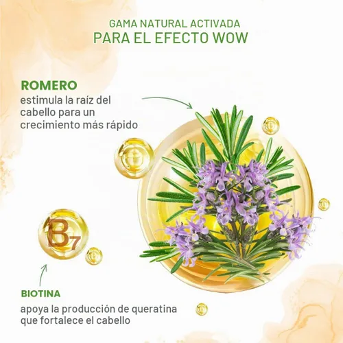Vista 3 de WOW Skin Science Romero con acondicionador de biotina 16.9 oz