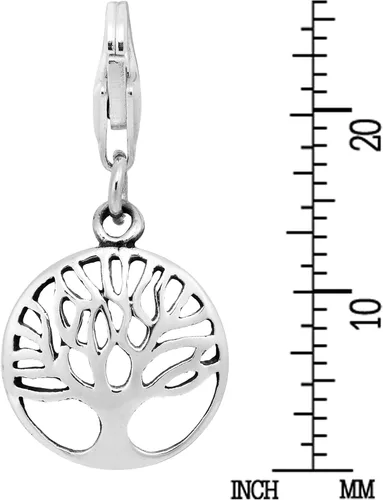 Vista 4 de AeraVida - Colgante de plata de ley 925, diseño de árbol de la vida
