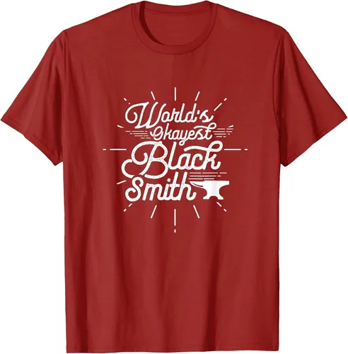 Vista 24 de Blacksmith Blacksmithing Forge Metalsmith Forging T-Shirt Asphalt Grey