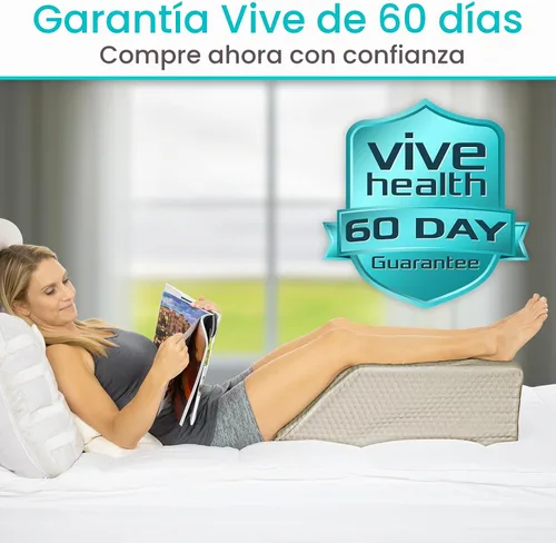 Vista 9 de Xtra-Comfort Almohada de elevación de piernas para dormir, hinchazón