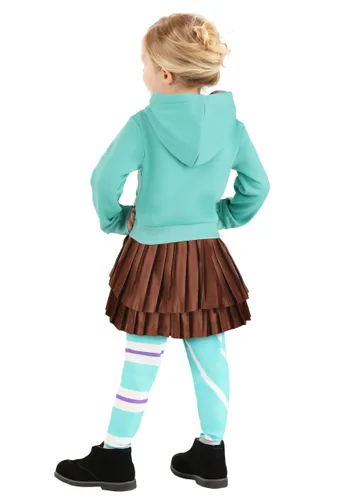 Vista 2 de Disfraz de Vanellope Wreck it Ralph para Niñas Pequeñas Multicolor
