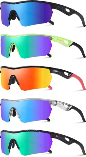 Vista 35 de Kids Sunglasses Youth Baseball Sunglasses for Boys Girls 3-12 Polarized Softball Sports Goggles UV Protection