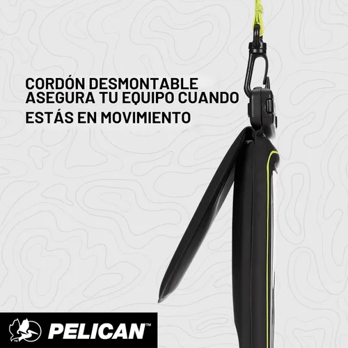 Vista 4 de Pelican Marine - Bolsa impermeable para teléfono IP68 con bolsillo de almacenamiento (grande) - Estuche impermeable flotante para teléfono