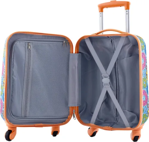 Vista 4 de Travelers Club - Juego de equipaje de 5 piezas para niños, Dona