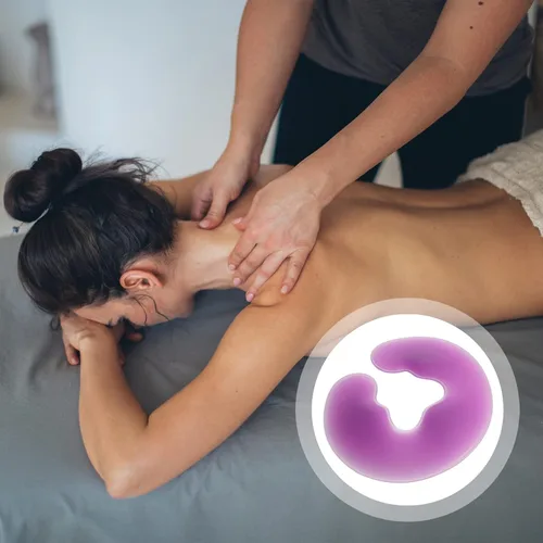 Vista 9 de Almohada de salón de belleza Spa Almohada de spa Almohada de spa Almohada de salón de boca abajo Almohada de silicona Almohada boca abajo Almohada