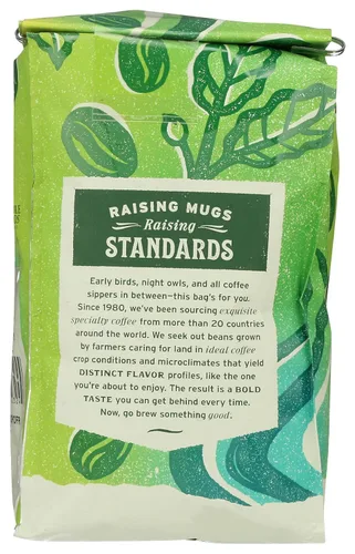 Vista 2 de Whole Foods Market, Café Orgánico Descafeinado de Grano Entero, Tostado Francés Oscuro, Afumado y Dulce, Suave y Equilibrado, 12 Onzas