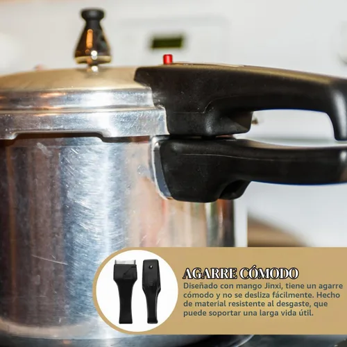 Vista 8 de Mango de repuesto para olla a presión, resistente al calor, accesorio de cocina, agarre ergonómico, cómodo y 7.48 x 1.96 x 1.77 pulgadas, fácil