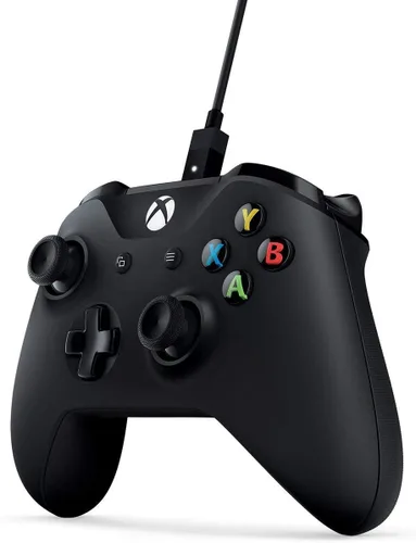 Vista 2 de Microsoft Xbox - Controlador inalámbrico y cable para Windows – Cable para Windows incluido – Inalámbrico – Bluetooth – Exclusivo Xbox One