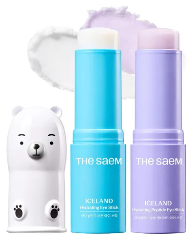 Vista 14 de THESAEM Iceland Hydrating Collagen Eye Stick 0.38 oz – Bálsamo de ojos hidratante antiarrugas para piel flácida – Tratamiento debajo de los ojos